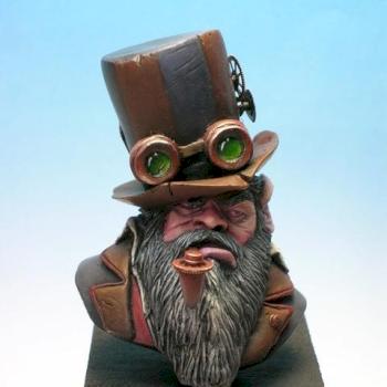 Buste Steampunk (Forged Monkey) by Wilgor