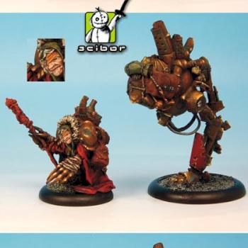 WARMACHINE Khador The Old Wich & Scrapjack Painted by Scibor