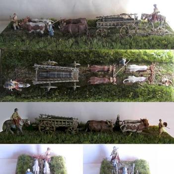Transport d'une bombarde - Bombard transportation by Scratchilito