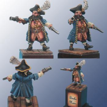 Barbe-noire -  Black beard by Naoned
