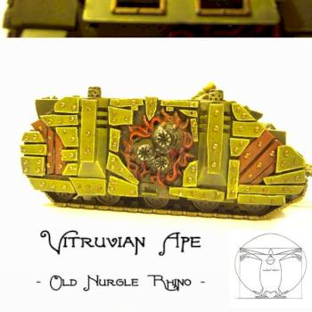 Old Nurgle Rhino by Vitruvian Ape