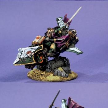 Sammael Master of Ravenwing on Jetbike by Bartolomeus