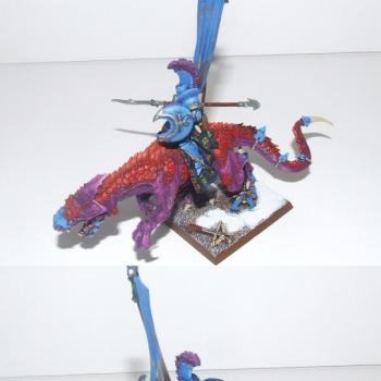lord of Slaanesh on Carnosaur by oldscool