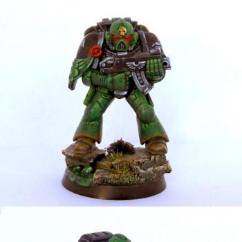 Space marine Salamander by Asamon