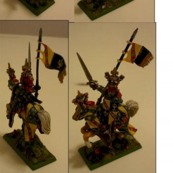 Brettonian Mounted Knight by terryanddeidra