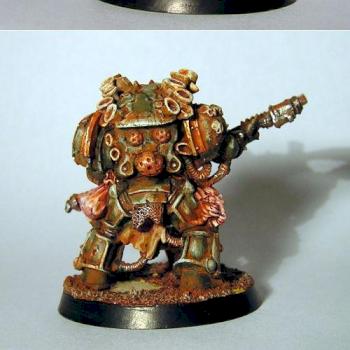Chaos Space Marines - Nurgle - Typhus by Freg from FeuWeuh