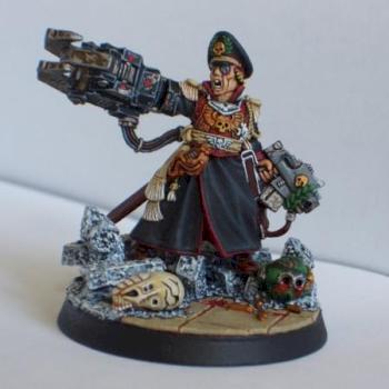 Commissar Yarrick. by Izaak.