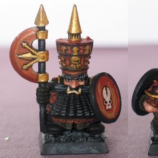 A Chaos dwarf Warrior by xyz234