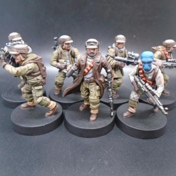 Star Wars Legion Painted Rebel Trooper Unit Expansion by w013ejb