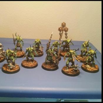Nurgle Daemon Army by Atomic Kraken