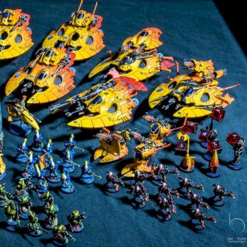 Eldar army Aeldari yellow by kerhor