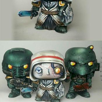 Custom Funko Pop! Dark Angel Space Marine Sergeant by Jambot
