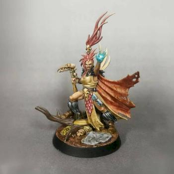 Theddra Skull-Scryer, War Shaman of the Black Fang by patttttry85