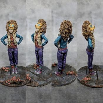 Luna Lovegood with Lion Hat by Artichesus