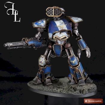 Legio Praesagius - Reaver Titan commmission by Lil’Legend Painting