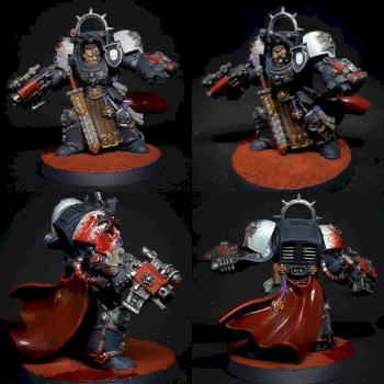 Black templar captain by Bouboufreak