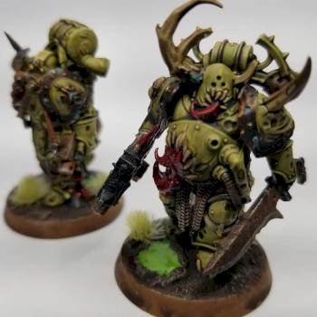 Nurgle Plague Marine by Vikkturr