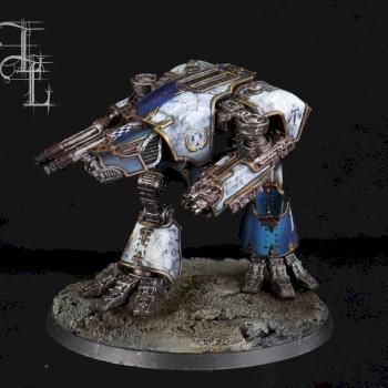 Legio Praesagius warhound commission. by Lil’Legend Painting