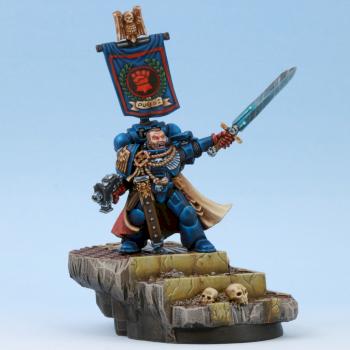 Crimson Fists Captain by jediknightandy