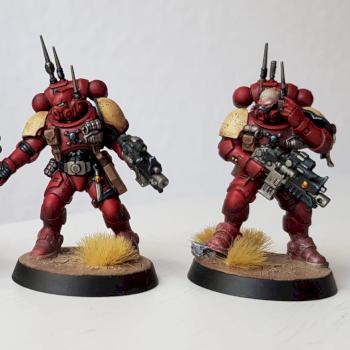 Space Marine Blood Raven Kill Team by Intercore