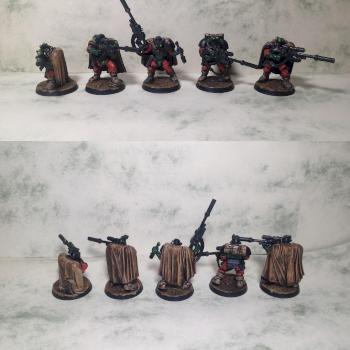 Salamanders Scout squad by Warhamming