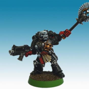 Crimson Fists Space Marine Chaplain by Caliban