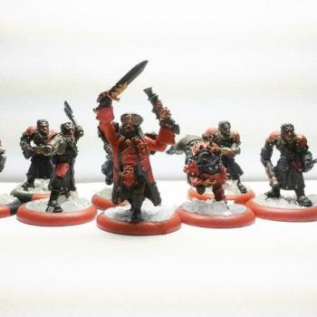 Khador  Kovnik Grigorovich, War Dog and Winter Guard Infantry by ncux