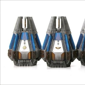 Night Marauders Drop Pods by GraveRisen