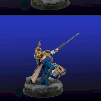 Space marine commander - Eagle Warrior by Rose Model Art
