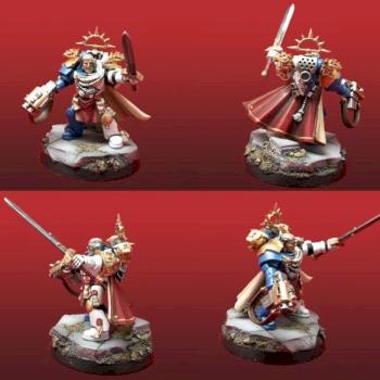Space Marine Eagle Warrior commander by Rose Model Art