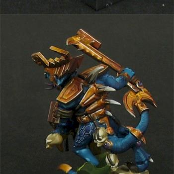 Lizardmen Saurus Oldblood by thefigurecorner