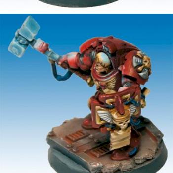Blood Angels Terminator with Hammer and Shield by nazgash