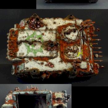 Heresy Death Guard Rhino by Xcorac