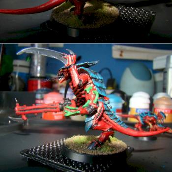 Tyranid Warrior (Hive Fleet Behemoth) by delfincabezon