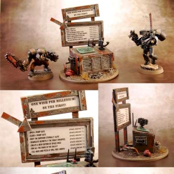 W40K objective marker by La Muse De Khorne