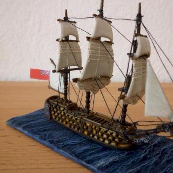 British Second Rate Ship of the Line by Easy Paint