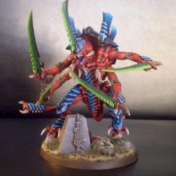 Tyranid Swarmlord by Arson Fire