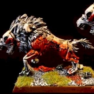 Vampire Counts Dire Wolf by darkpegasusmini