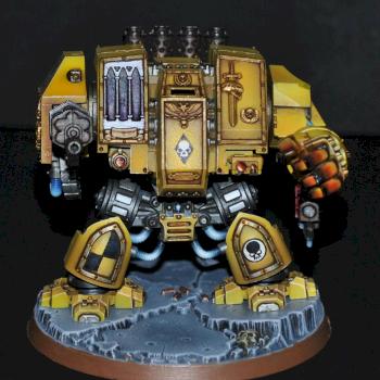 Imperial Fists Dreadnaught by miniaturesshop