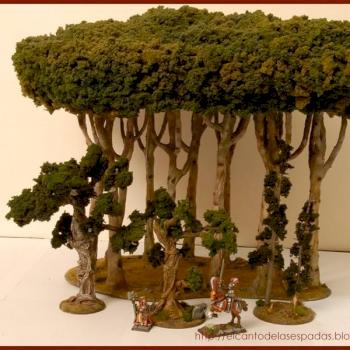 Big forest in a base with a lift off canopy by comi