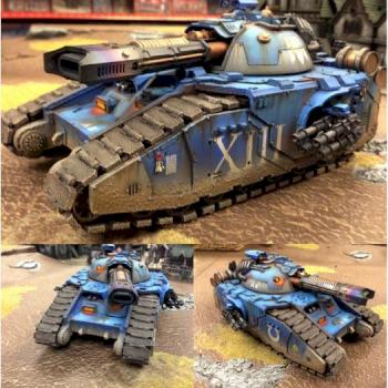 Ultramarines Glaive Super Heavy Tank by HeavyTankBuilder