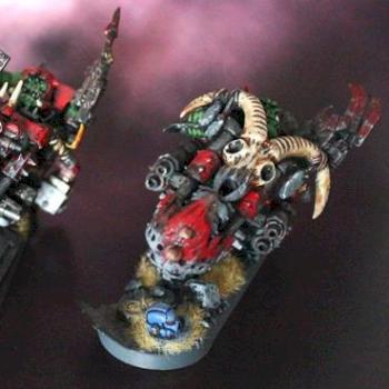 Orks nobs on bike by Wyand