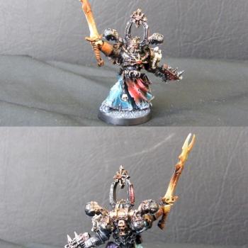 Chaos Space Marine Sorcerer by Tommytanka