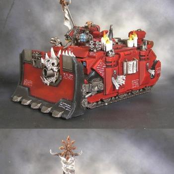 Word Bearers Chaos Space Marine Vindicator - The Mouth of Damnation by TheWarmastersRevenge