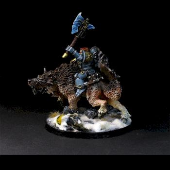 Wolf Lord on Thunderwolf by Modelling Art Studio