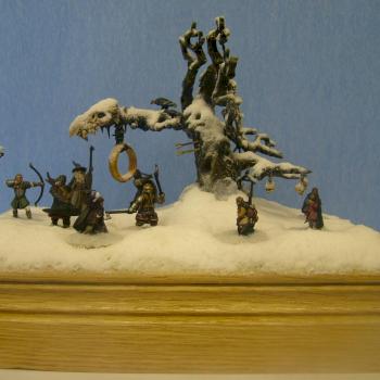 Lord of the Rings Diorama. The Game of the Ring....... Level 10. by mataius