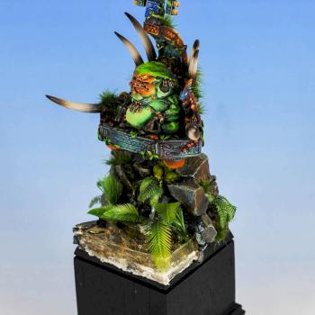 Lizardmen Slann Mage Priest by B-art