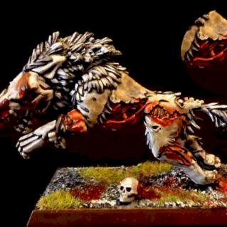Vampire Counts Dire Wolf by darkpegasusmini