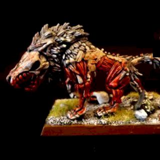 Vampire Counts Dire Wolf by darkpegasusmini