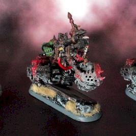 Orks nobs on bike by Wyand